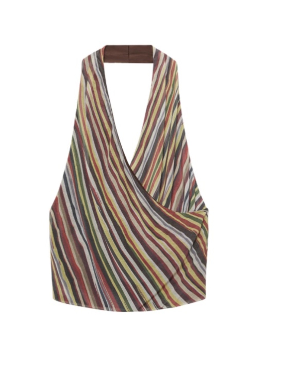 Pull&Bear Multicolor Stripe Halter top